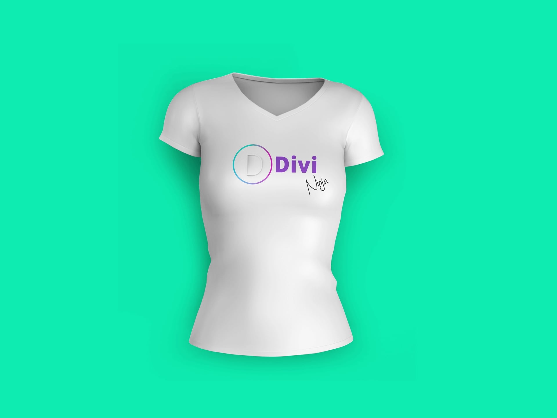 Divi-Ninja.jpg Divi Ninja Tee - Image 1